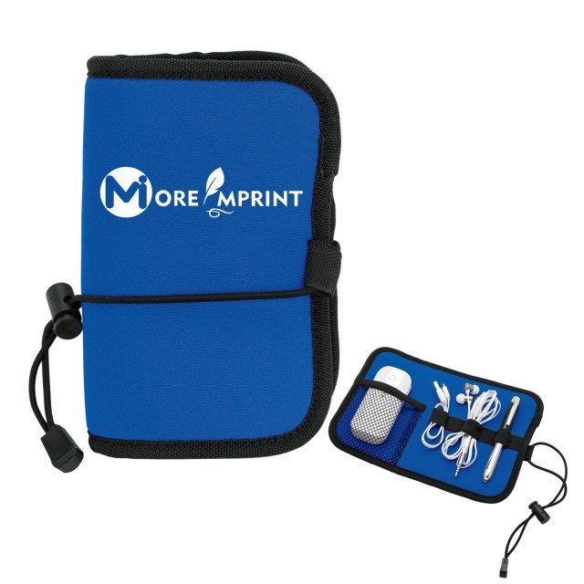 Neoprene Roll-Up Tech Organizer