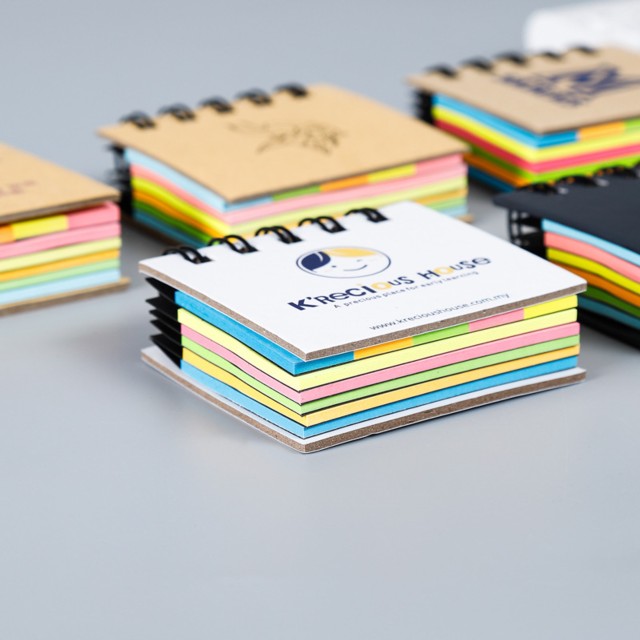 Spiral Hard Cover Eco Sticky Notes