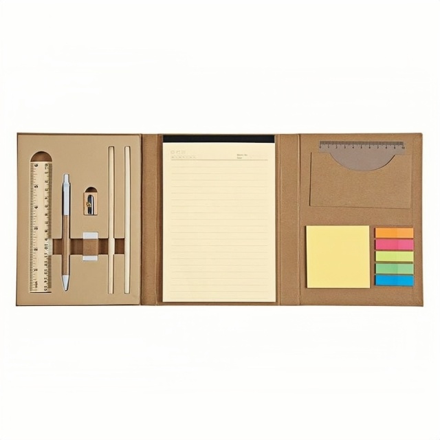 Eco-inspired Tri-fold Stationary Gift Set