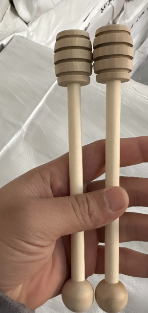Wooden Honey Dipper Sticks