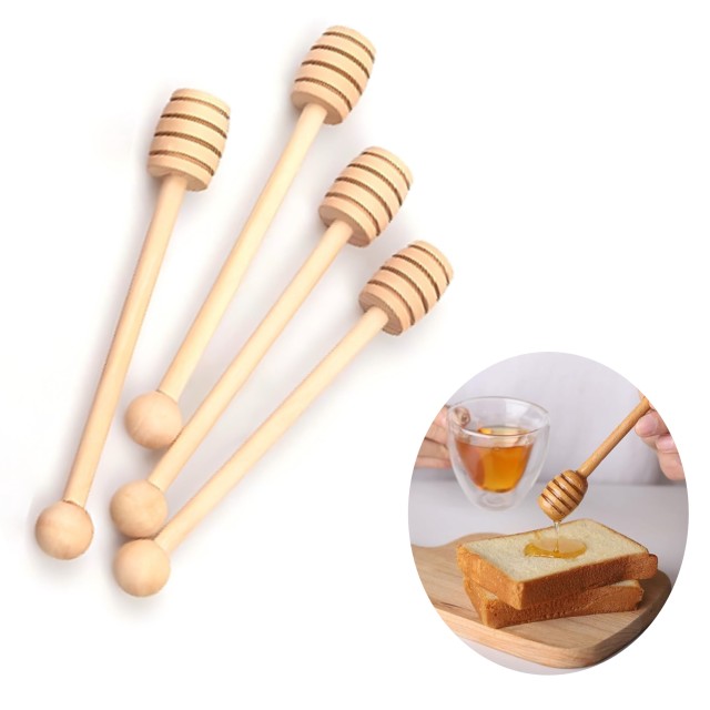 Wooden Honey Dipper Sticks