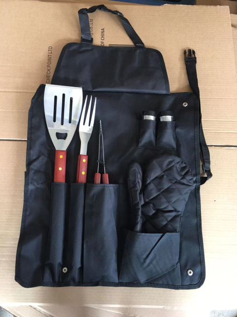 BBQ Apron 6-piece BBQ Set