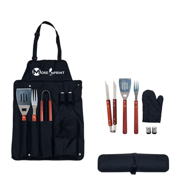 BBQ Apron 6-piece BBQ Set