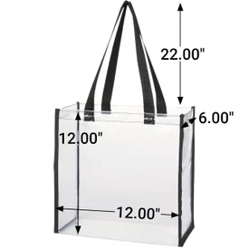 Giveaway Clear Stadium Tote Bags