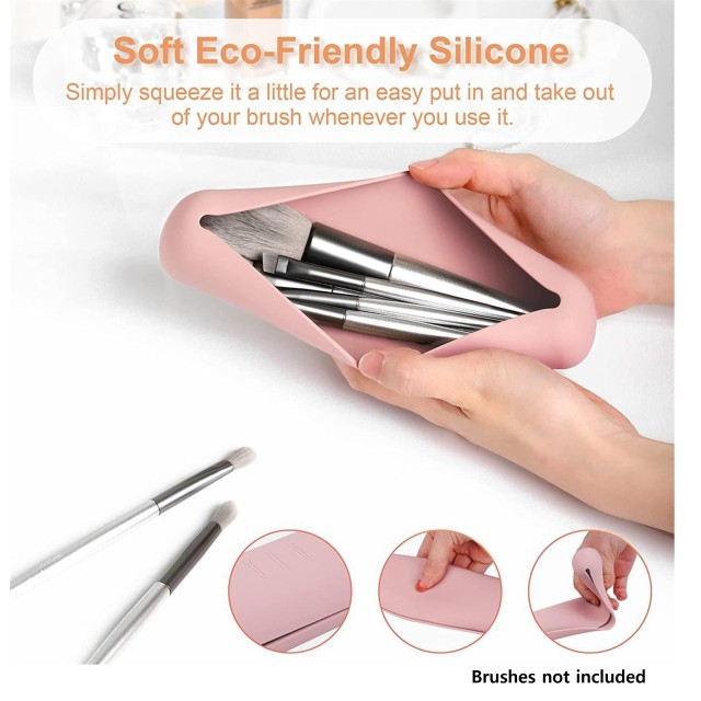 Custom Portable Magnetic Silicone Makeup Bag