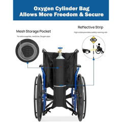 Oxygen Tank Holder for Wheelchair