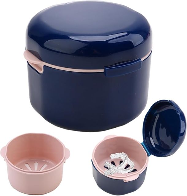 Dental Appliance Storage Box with Basket