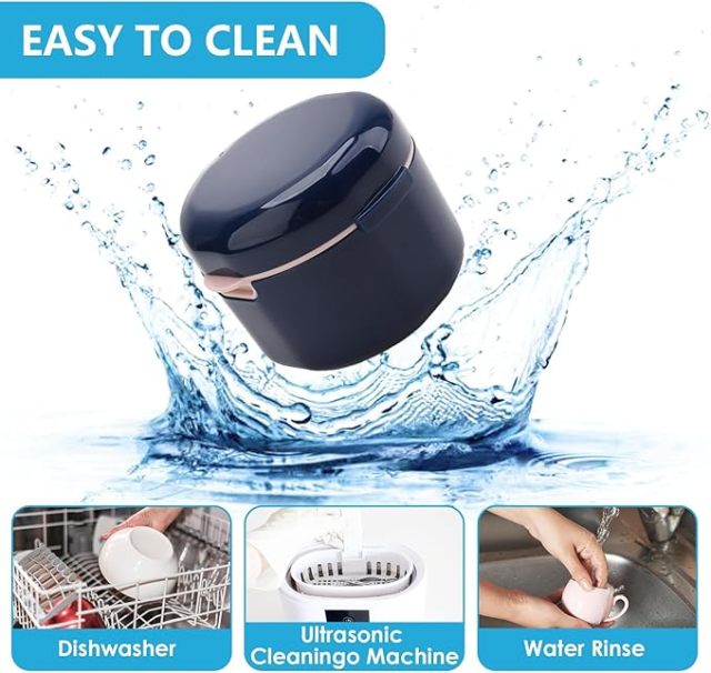 Dental Appliance Storage Box with Basket