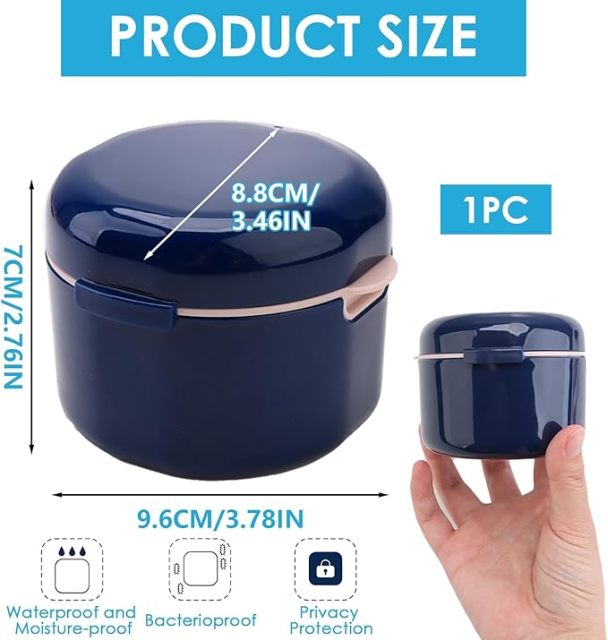 Dental Appliance Storage Box with Basket