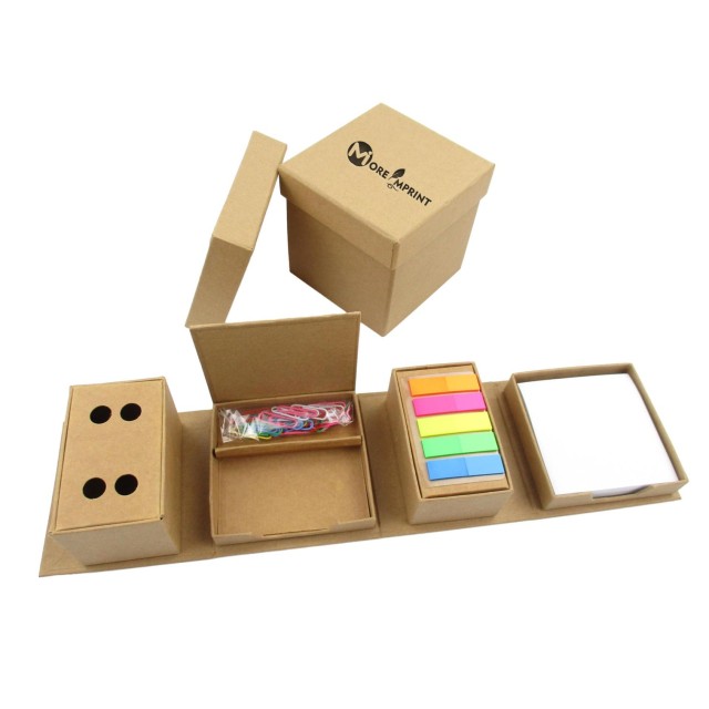 Customized Rectangular Desktop Cube Memo Pad Set