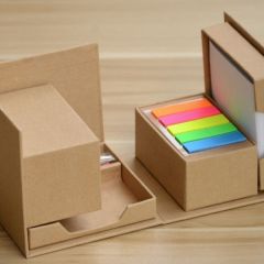 Customized Rectangular Desktop Cube Memo Pad Set