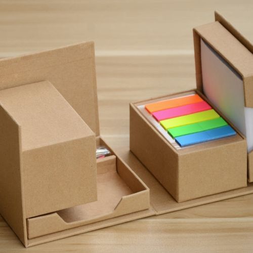 Customized Rectangular Desktop Cube Memo Pad Set