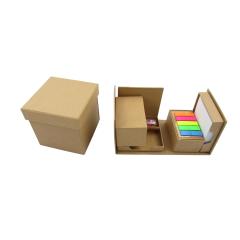 Customized Rectangular Desktop Cube Memo Pad Set