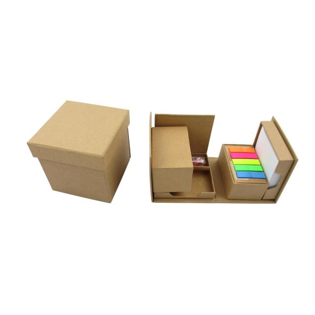 Customized Rectangular Desktop Cube Memo Pad Set
