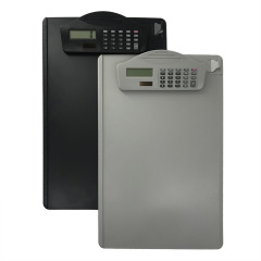 Letter Size Clipboard w/Dual Power Calculator Clip