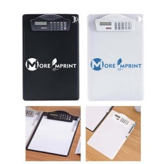 Letter Size Clipboard w/Dual Power Calculator Clip