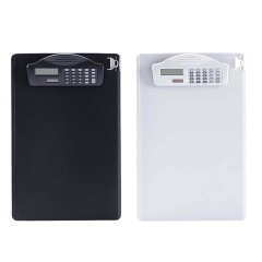 Letter Size Clipboard w/Dual Power Calculator Clip