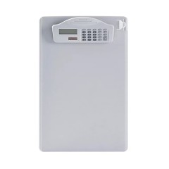 Letter Size Clipboard w/Dual Power Calculator Clip