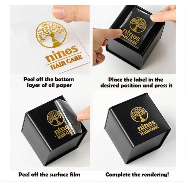 Custom 3D Logo Nickel Metal Stickers/Silver Brushed Nickel Electroforming Label