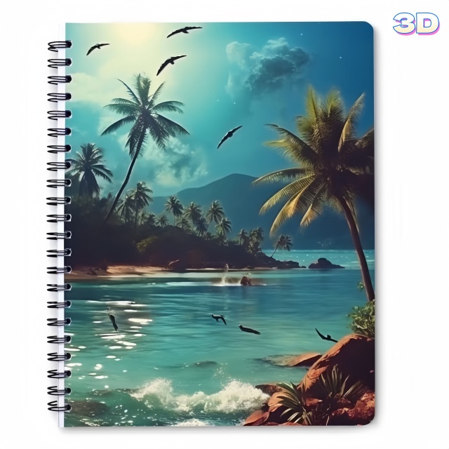 3D Journal & Notepad
