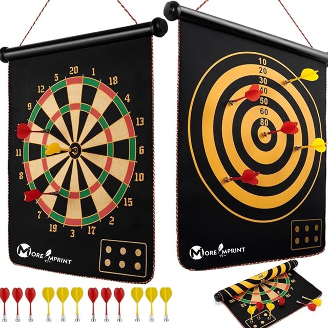 Custom Magnetic Dartboard Set-15"