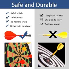 Custom Magnetic Dartboard Set-15"