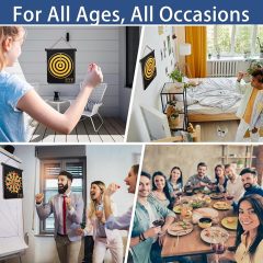 Custom Magnetic Dartboard Set-15"