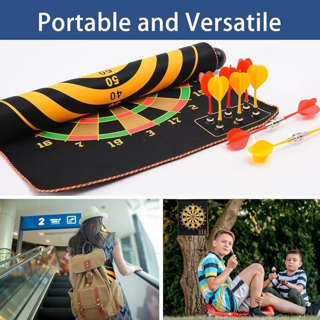Custom Magnetic Dartboard Set-15"