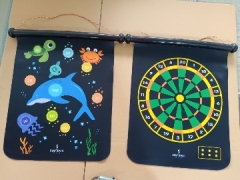 Custom Magnetic Dartboard Set-15"
