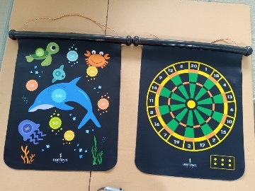 Custom Magnetic Dartboard Set-15"