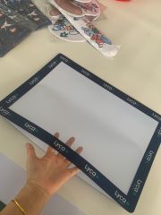 11″x17″x1/8″ Window Counter Mats with Non-Skid Backing, Slide-in Side Loading