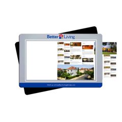 11″x17″x1/8″ Window Counter Mats with Non-Skid Backing, Slide-in Side Loading