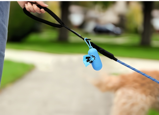 LED Flashlight Dog Waste Bag Holder