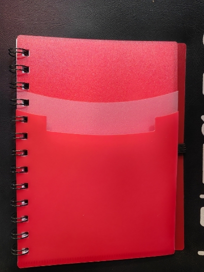 TRI-POCKET NOTEBOOK & Pen