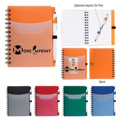 TRI-POCKET NOTEBOOK & Pen