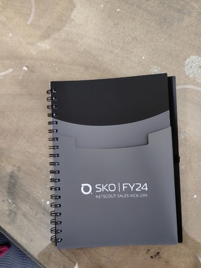 TRI-POCKET NOTEBOOK & Pen