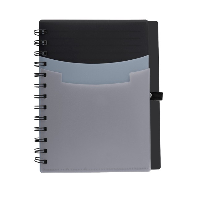 TRI-POCKET NOTEBOOK & Pen