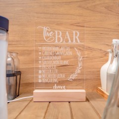 Custom LED Acrylic Light Stands