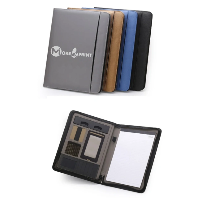 Zippered Padfolio Multi-function Folder