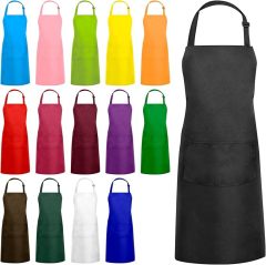 Apron with Two Patch Pockets