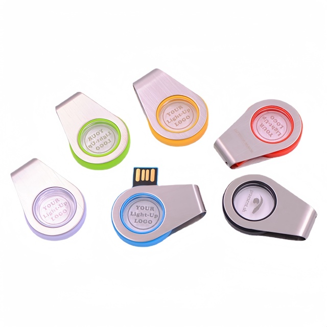 Light Up Swivel USB Drive