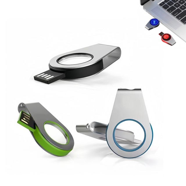Light Up Swivel USB Drive