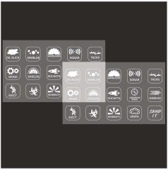 Control Dash Button Stickers