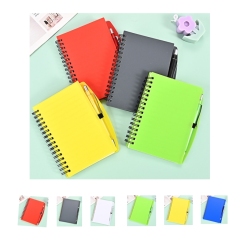 A5/A6 Coil Spiral Notebook Wirebound Ring-Bound  Journal Pen
