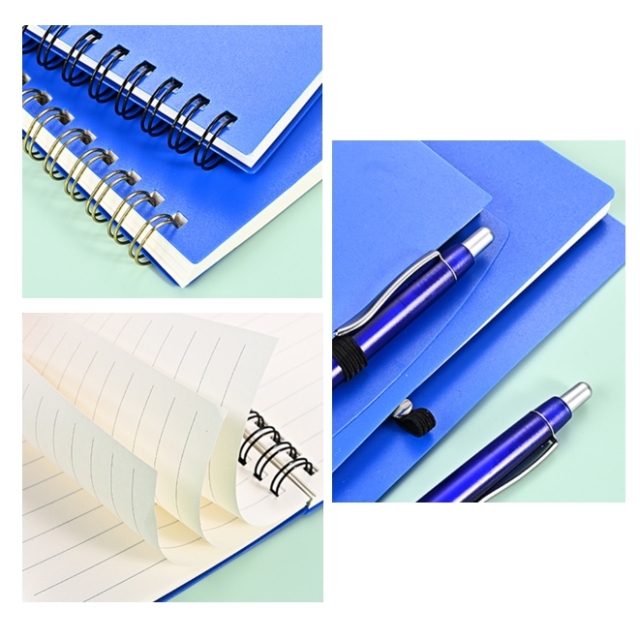 A5/A6 Coil Spiral Notebook Wirebound Ring-Bound  Journal Pen