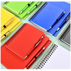 A5/A6 Coil Spiral Notebook Wirebound Ring-Bound  Journal Pen