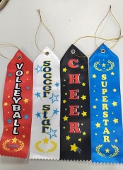Custom Finished Top Award Ribbons 2" x 8"