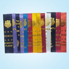 Custom Finished Top Award Ribbons 2" x 8"