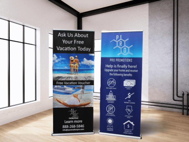 Economy Retractable Banner Display - 24"