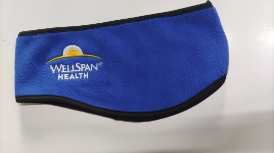 Promotional Two-Color Fleece Headband/Ear Band-Embroidery